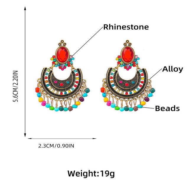 Alloy earrings 2022-5-23-155